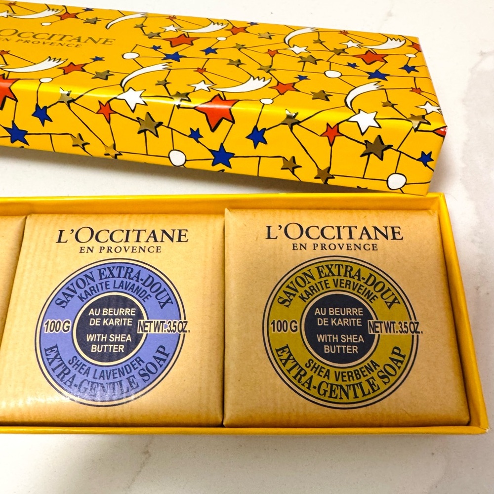L'OCCITANE Extra-Gentle Soap Set - Lavender, Verbena and Shea Milk
